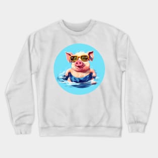 Summer Pig Crewneck Sweatshirt